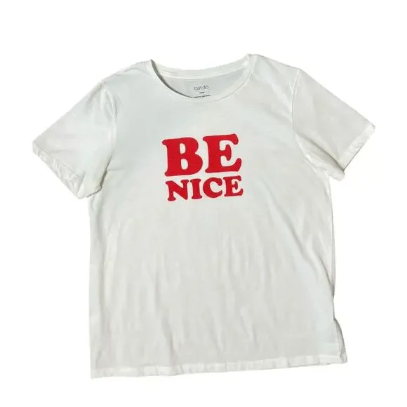 ban.do “Be Nice” Classic Tee Size Large - Picture 2 of 5